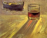 Dali, Salvador - Wine Glass and Boat